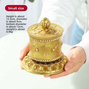 ZANGCUN | Copper Tibetan Style Rotation Drum for Car and Home Silent