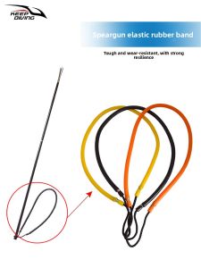 5*10MM Spearfishing Fishing Harpoon Elastic Band Sea Fishing Device Durable Latex Tube Fish Shooter Outdoor Camping Gear