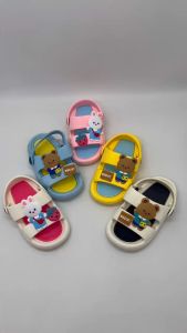302-4 IMPORT Sandal Anak Karakter Bear Beruang Kelinci Sandal Anak Karet Bahan Bagus Model Lucu Ukuran 20-31