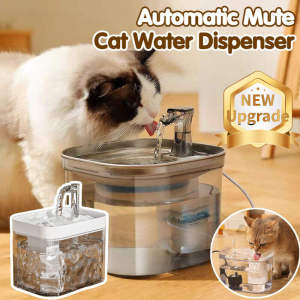Upgrade Cat Water Dispenser Automatic Mute Circulate Filte Pet Water Fountain Smart Dog Water Bowl