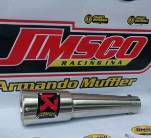 Slencer Akrapovic GP inlet 50 mm Vixion R15 CBR CB Xabre Byson Verza Megapro Tiger Scorpio Thunder MX King Fu Sonic dll