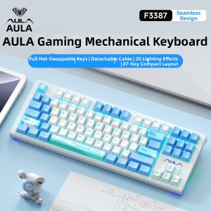 AULA | Hot Swappable Gaming Blue Switch Mechanical Keyboard