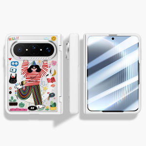 ANGYING | Foldable Magnetic All-around Protective Case for HUAWEI PuraXMax Anti-drop Transparent Lovely