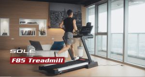 Sole F85 Pro Treadmill - New Touch Panel Non-Slip Adjustable Speed & Incline