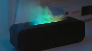 Seven Color Flame Aromatherapy Machine New Humidifier Timing Mute Humidification Household Perfume Dilator