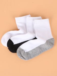 BEIYUEYIXUAN | Childrens Cotton Seamless Mid-calf Socks