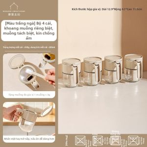 MODERN SWEETHOME | Chai Lưu Trữ Gia Vị Mới Có Đũa Dùng Riêng Biệt Và Kín Đóng
