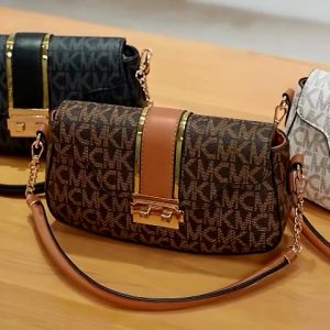 MKMC Shoulder Bag Wanita Tas Bahu Wanita Kulit Tas Fashion Wanita Multifungsi Tas Aesthetic Wanita Motif Medium Terbaru Tas Korean Style Kekinian COD
