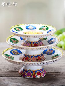 Bát Đựng Trái Cây Bằng Gốm Sứ Hình Hoa Sen Bát Đựng Trái Cây Phật Giáo Bát Đựng Trái Cây Trang Trí Nhà Cửa Bát Đựng Trái Cây Hình Bát Giác