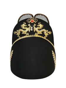 Luo Xiaoxiu Ming Wing Shan Guan Original Black Gauze Cap off Towel Han Dynasty Wedding Ancient Emperor Hat Officers Cap First Clothes