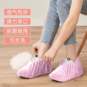 Tất Bốt Vải Nhung Dùng Nhiều Lần Cho Học Sinh Tiểu Học Dùng Trong Nhà Chống Thấm Nước Cao Đến Giữa Bắp Chân