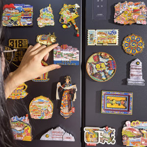 Tibet Travel Souvenir Magnetic Fridge Magnet 2026 New Creative Cultural Relics Potala Palace Memorabilia Lhasa Art Crafts