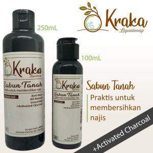 COD Kraka Sabun Tanah Anti Najis Bermanfaat untuk membersihkan tangan/ bagian tubuh lainnya dari najis (air liur hewan peliharaan terutama anjing) serta menyerap kotoran dengan efektif tanpa membuat kulit menjadi kering.Original