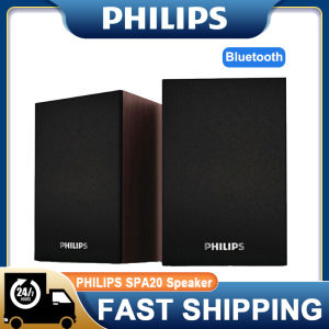 Original Philips SPA20 Bluetooth Speaker 360 Degree Surround Sound Wireless and Wired Connect for PC Computer Smartphone Laptop