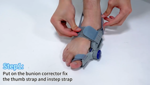 NEENCA Hallux Valgus Corrector Big Toe Separation Correction Clip Adjustable Knob-Style Hallux Valgus Corrector Foot Correction Device Foot Posture Corrector