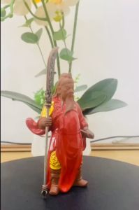 Tượng Quan Vũ/Quan Công chất liệu Gốm Tử Sa men bóng nhập khẩu làng nghề đúc tượng mỹ nghệ Tỉnh Phúc Kiến Trung Quốc
