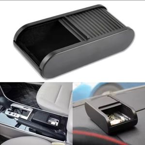 Car Coin Holder Organizer for Phone Key Container Money Loose Change Debris Storage Box Container Box Auto Accessories