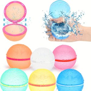 Self-Sealing Reusable Water Balloons - Soft Silicone Water Balls for Outdoor Summer Fun & Kids Activities