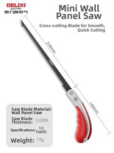 DELIXI | Fine-tooth Japanese Steel Woodworking Garden Saw