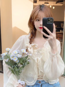 เสื้อคาร์ดิแกนผ้าชีฟองสีขาวสำหรับผู้หญิงในฤดูร้อน เสื้อคลุมกันแดดบางๆ แขนยาว ผ้าไหมน้ำแข็ง เสื้อคลุมยาวคลุมไหล่