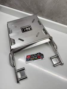 แร็คท้ายเวฟ125 หัวเถิก-หน้าแหลม งานสแตนเลส NJ ตัว Top