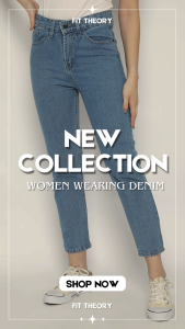 Fit Theory Mom Jeans High Waist