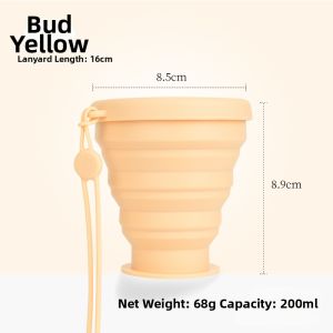 DEBEIJIE | Customizable Travel Portable Silicone Compressible Food-Grade Mouthwash Cup