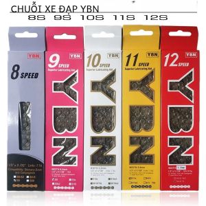 YBN 11 Tốc Độ Rỗng Dây Xích Xe Đạp MTB Đường Núi Tương Thích Bạc S11S Với Thiếu Liên Kết Cho Shimano M7000 XT 116 Liên Kết