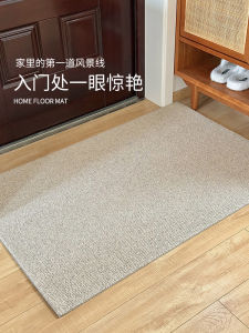 Luxury Wool Entrance Mat 2025 New Style Home Door Mat Dirt Resistant Anti Slip Doorway Rug Modern Simple Square Woolen Rug