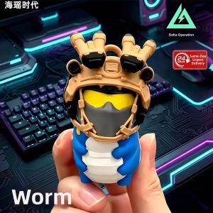 Hai Yao Era | Glow In The Dark 3D Printed Bug Action Figure Abstract Quirky Decor Keychain