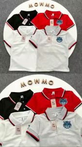 MOWMO KIDS ATASAN KAOS POLO PENDEK ANAK COWOK 7-10 TAHUN BAHAN BABYTERRY SPANDEK MOTIF BORDIR DILLON