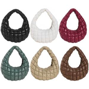 Casual Lightweight Women Tote Bag with Quilted Design Large Capacity for Shopping and Travel