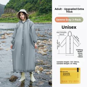 Tuban | Disposable Waterproof Raincoat for Outdoor Activities
