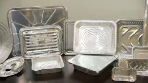 FORTRESS RE205 Aluminum Foil Loaf Pan Tray with Transparent Lid 670ml 8.4x4.33x2.16 Inches Aluminum Foil Tray With Lid