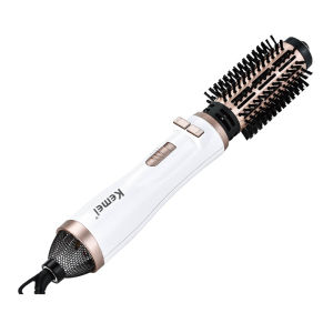 Kemei Hot Air Comb KM-8020 Multifunctional Anion Curly Straight Hair Blowing Comb