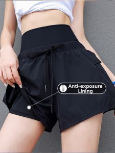 AISIYAO | Quick Dry High Waisted Shorts for Large Size Women