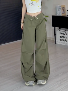 MANMI | Chic Street Fashion Womens Loose Casual Trousers