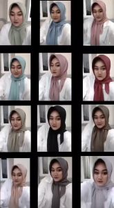 Hijab kerudung segiempat wanita dewasa