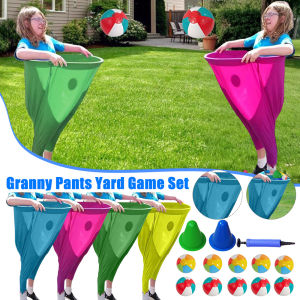 Granny Pants Yard Pitching Party Game Props Wedding Picnic Birthday Outdoor Crazy Hour Pitching Game Supplies Accessories Granny