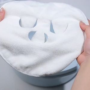 [SG SELLER]Hot compress towel hanging ear soft skin-friendly steam heating cold hot compress face towel wet compress irrigation face towel