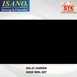 SYK ISANO IHG-01 Hose Reel Set Automatic Retractable Hose Reel Auto Hose Reel Wall Hose Reel Pipe Gulung