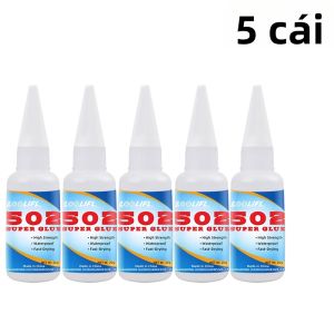 LOOLIFL | Keo Dán Siêu Dính Đa Năng 502 - Dùng Cho Nhựa Kim Loại Cao Su Gỗ Gốm Sứ - Dụng Cụ Sửa Chữa Thủ Công Đồ Dùng Gia Đình