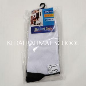 Kaos Kaki Sekolah SD SMP SMA Hitam Putih Spandex PE Premium