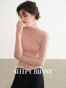 Seamless High Neck Elastic Knitwear