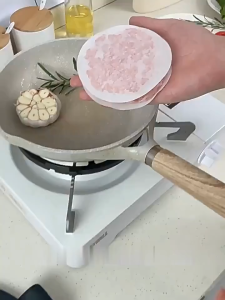 Baking Paper Bulat Daging Bakpao Serbaguna / Kertas Alas Bapao Round Wax / Alas Tray Oven Murah