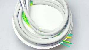 PIORPOY2/4HolesDental Silicone High and Low Speed Turbine Handpiece Tubing Hose Cable Connector Dentistry Laboratory Accessories