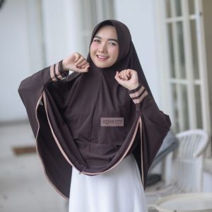 Jilbab Hijab Kerudung Lengan Saku Mouza Hijab.Dot Murah Berkualitas Original