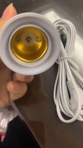  E27 LED Light Socket with Switch/Lamp Holder Wire LED Light Bulb Extension Socket/3/5/10m Wire Length