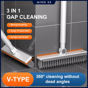 Bathroom Floor Brush For Kitchen Multi-functional Gap Brush The Ground Seam Brush Tile Long Handle Wall Wash Toilet Cleaning