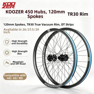KOOZER | 450 Hub 120 Sound Discs TR30 Near Vacuum Ready Mountain Wheelset